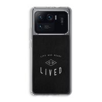 To be lived: Xiaomi Mi 11 Ultra Transparant Hoesje