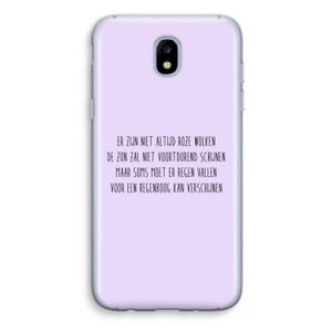 Regenboog: Samsung Galaxy J5 (2017) Transparant Hoesje