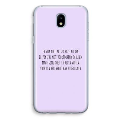 Regenboog: Samsung Galaxy J5 (2017) Transparant Hoesje