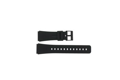 Horlogeband Casio 71603998 / DBC-150-1Q / DBC-150B-1Q Kunststof/Plastic Zwart 22mm