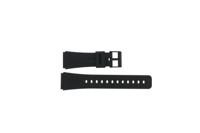 Horlogeband Casio 71603998 / DBC-150-1Q / DBC-150B-1Q Kunststof/Plastic Zwart 22mm