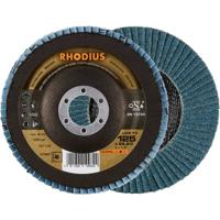 Rhodius 210697 LGZ F3 Lamellenschijf Korrelgrootte (num) 40 RVS, Staal 10 stuk(s)