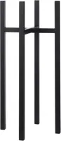 Mica Decorations pothouder Ascot 34x71 cm zwart