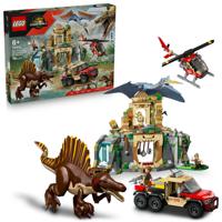 LEGO Jurassic World Spinosaurus en Quetzalcoatlus luchtmissie 76976