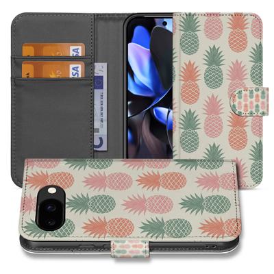 Ananas VibeBook Google Pixel 9a | Book Case En Portemonnee Hoesje
