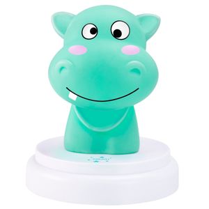 Alecto SILLY HIPPO - LED nachtlampje, nijlpaard, blauw