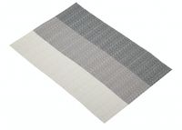 Kitchencraft Placemat 30 x 45 cm PVC/polyester wit/grijs