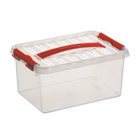 Opberg box/opbergdoos 6 liter 30 x 20 x 14 cm kunststof - thumbnail