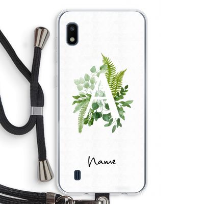 Green Brush: Samsung Galaxy A10 Transparant Hoesje met koord