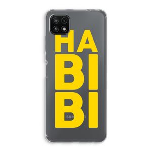 Habibi Majorelle : Samsung Galaxy A22 5G Transparant Hoesje