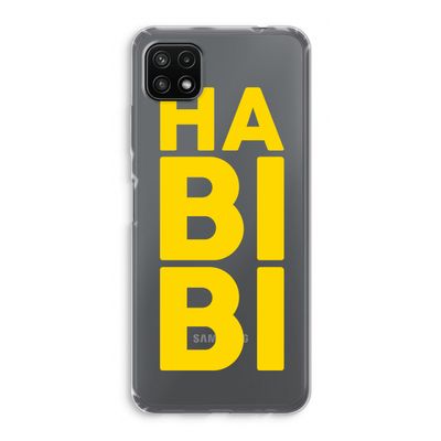 Habibi Majorelle : Samsung Galaxy A22 5G Transparant Hoesje
