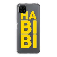 Habibi Majorelle : Samsung Galaxy A22 5G Transparant Hoesje