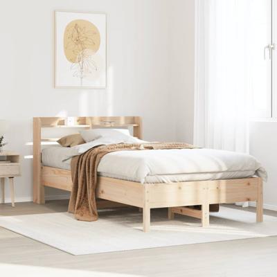 Bedframe zonder matras massief grenenhout 90x190 cm