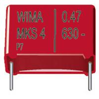Wima MKS4D031002A00KSSD 1 stuk(s) MKS-foliecondensator Radiaal bedraad 0.1 µF 100 V/DC 20 % 7.5 mm (l x b x h) 10 x 2.5 x 7 mm - thumbnail