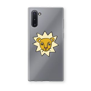 Kleine leeuw: Samsung Galaxy Note 10 Transparant Hoesje