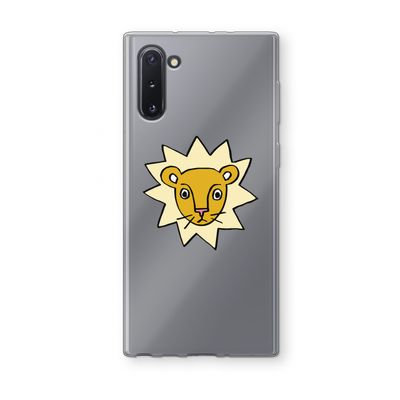 Kleine leeuw: Samsung Galaxy Note 10 Transparant Hoesje