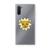 Kleine leeuw: Samsung Galaxy Note 10 Transparant Hoesje