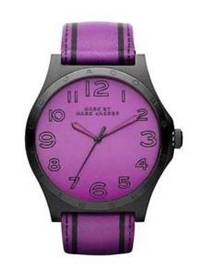 Horlogeband Marc by Marc Jacobs MBM1232 Leder Paars 22mm