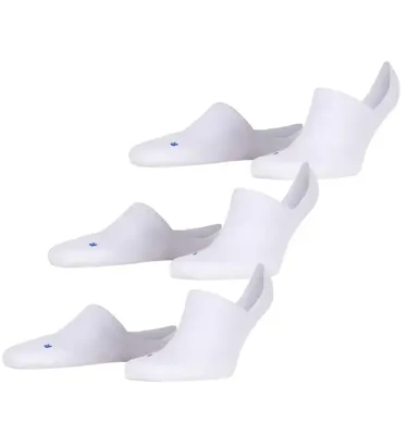 FALKE 3-paar unisex Footies die niet afzakken - Cool Kick - Kousenvoetjes voor dames en heren - Sokken in loafers - Anti-slip