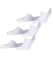 FALKE 3-paar unisex Footies die niet afzakken - Cool Kick - Kousenvoetjes voor dames en heren - Sokken in loafers - Anti-slip