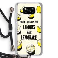 Lemonade: Xiaomi Poco X3 NFC Transparant Hoesje met koord