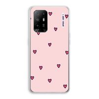 Hartjes: Oppo A94 5G Transparant Hoesje