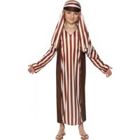 Herder Jozef verkleedkleding kostuum - voor kinderen - gewaad - bruin - kertsttal - kerstverhaal