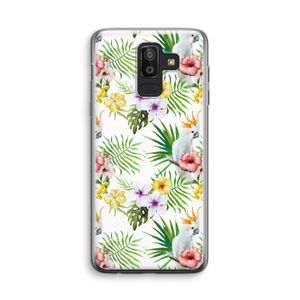 Gele kuif: Samsung Galaxy J8 (2018) Transparant Hoesje