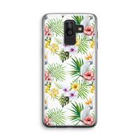 Gele kuif: Samsung Galaxy J8 (2018) Transparant Hoesje