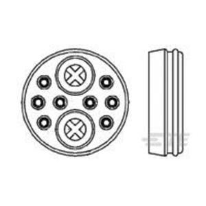 TE Connectivity 213900-1 Ronde connector Flensbus Serie (ronde connectoren): CPC Totaal aantal polen: 10 1 stuk(s)