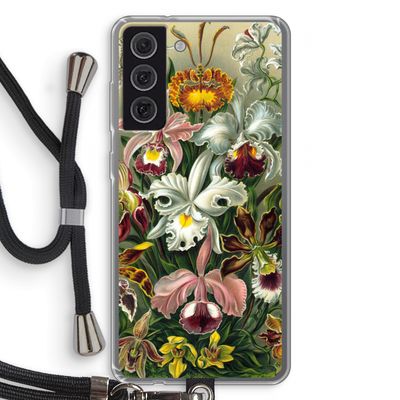 Haeckel Orchidae: Samsung Galaxy S21 FE Transparant Hoesje met koord