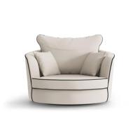 Haluta - Fauteuil Daan - 125x125x80 - Draaibaar - Crème