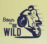Sticker motor born to be wild