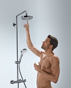 Hansgrohe Croma Select S 180 2jet Showerpipe Chroom