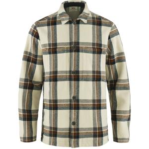 Fjallraven Singi Flannel Overhemd Heren Chalk White-Dark Navy M