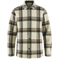 Fjallraven Singi Flannel Overhemd Heren Chalk White-Dark Navy M