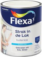 Flexa Strak In De Lak Buitenlak Zijdeglans 750 ml RAL 9010