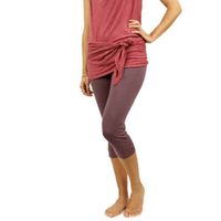 Yogabroek Aubergine S