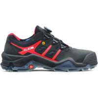 HKS Werkschoen Targa 4 BVTP Boa Laag S3 ESD | Zwart/Rood | Maat 40 - 00.162.095.40