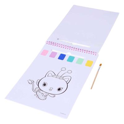Canenco Gabby&apos;s dollhouse water verfset boek - incl kwast