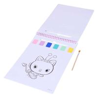 Canenco Gabby&apos;s dollhouse water verfset boek - incl kwast