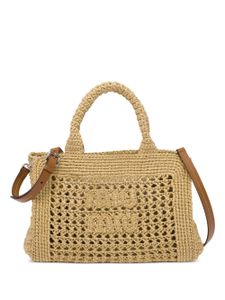 Miu Miu sac cabas en crochet - Tons neutres