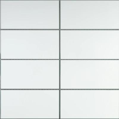 Mozaïek tegels Selfie Zilver 30,2x30,6 - Rechthoek Wandtegels Glas