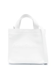 Acne Studios sac cabas à logo embossé - Blanc