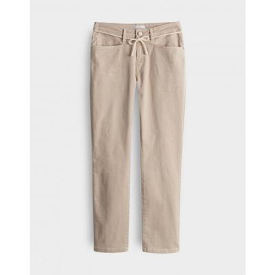 Opus - Beige | Dames | Broek | Beige | 38 | regular | Kamst mode
