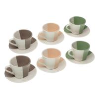 Set van Kopje met Schotel Versa Clara Keramisch 9 x 6,5 x 9 cm