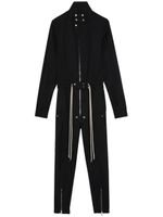 Rick Owens stand-up collar jumpsuit - Noir