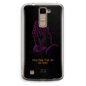Praying For My Haters: LG K10 (2016) Transparant Hoesje