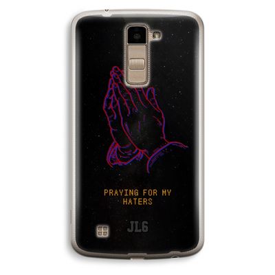 Praying For My Haters: LG K10 (2016) Transparant Hoesje