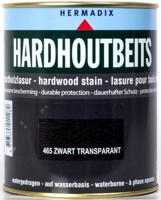 Hardhoutbeits 465 zwart transparant 750 ml - Hermadix